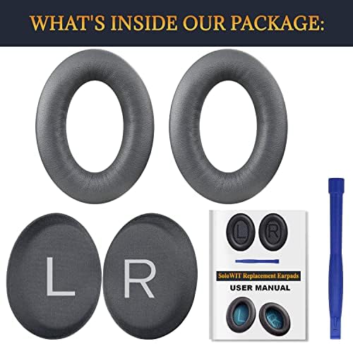 Transform Your Bose Quiet Comfort 45 & SE Headphones with Luxurious SOULWIT Replacement Earpads in Burgundy – Premium Soft Protein Leather Cushions for Unmatched Comfort and Superior Sound Isolation, Perfect for Long Listening Sessions and Easy Installation