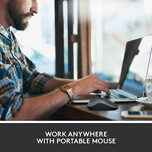 Logitech M240 Silent Bluetooth Mouse – Wireless & Compact Design for Effortless Navigation, 18-Month Battery Life, and Smooth Tracking on All Surfaces – Ideal for Windows, mac OS, Chrome OS – Portable Off White Solution for Professionals on the Go