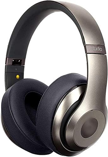 Transform Your Beats Studio Listening with Solo WIT Premium Replacement Ear Pads – Luxurious Soft Protein Leather Cushions Featuring Noise Isolation Memory Foam for Ultimate Comfort and Superior Sound Quality, Vibrant Orange Design for Enhanced Style with Studio 2 & 3 Headphones