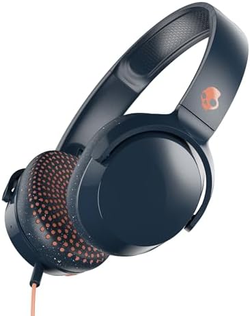 Skullcandy Riff On-Ear Wired Headphones – Ultimate Lightweight Travel Companion with Integrated Microphone, Foldable Design, and Universal 3.5 mm Connector for Music Lovers on the Go – Stylish Black Finish for Unmatched Comfort and Superior Sound Quality