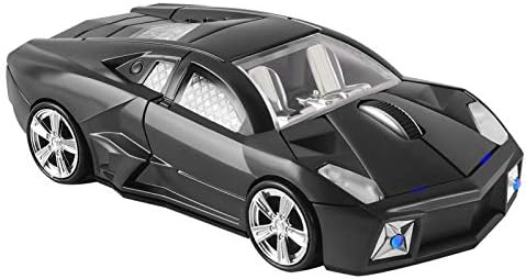 Rev Up Your Productivity with the CHUYI Sports Car Shaped Wireless Mouse – 1600 DPI, Cordless Optical Design for Effortless Use at Home, School, or Office, Perfect Gift for Tech Enthusiasts (Vibrant Blue)