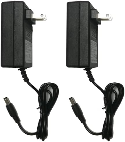 High-Performance 2 Pack 24 V DC Power Supply Adapter – 100-240 V AC to 2 A Converter for Reliable LED Strip, 3 D Printer, CCTV, and LCD Monitor Use – Compact 5.5 x 2.5 mm Connector for Enhanced Versatility and Efficiency