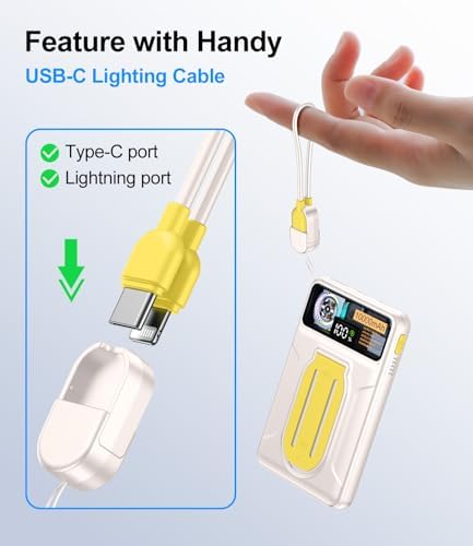 Revolutionary Magnetic Power Bank 10000 m Ah with Active Cooling Fan – Foldable Wireless Charger for i Phone 16/15/14/13/12 Pro/Pro Max/Plus/Mini – High-Speed Charging Solution for Ultimate Portability and Performance