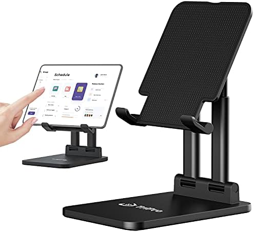 Adjustable & Foldable Tri Pro Tablet Stand – Sturdy Holder for i Pad, Tablets & Portable Monitors (7″-15.6″) – Compact Design Boosts Productivity and Comfort for Home or Office Use