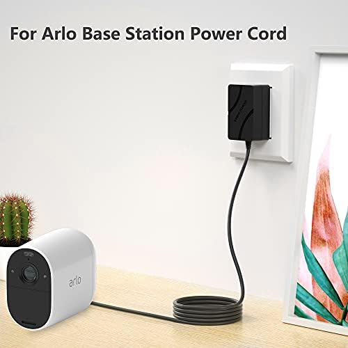Reliable 12 V AC Adapter for Netgear Arlo Pro Base Station – Seamless Compatibility with Arlo Pro 2 VMB3000, VMB4000, and CM500 Series – Essential Power Supply for Wire-Free HD Security Cameras – Built for Optimal Performance and Safety