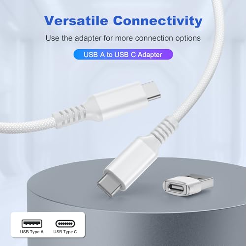 Basesailor iPad Mini 7 Charger Cable 10FT,USB C to USB C Cord 100W with USB Adapter,Fast Power Delivery Charging Cord for Apple iPhone 16 15 Pro Max Plus,iPad 10th Air 4th 5th Generation,AirPods 4,S24 – Enhanced Compatibility and Speed