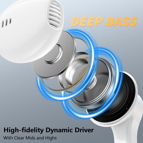 Premium USB-C Earbuds with Noise Cancellation – Comfortable Sports Earphones for i Phone 16 & Android – Built-in Mic and Remote Control for Effortless Calls and Music – Exceptional Sound Clarity for Commuting, Workouts, and Relaxation – Lightweight Design for All-Day Comfort – Compatible with Samsung Galaxy S25, S24 Plus, and More