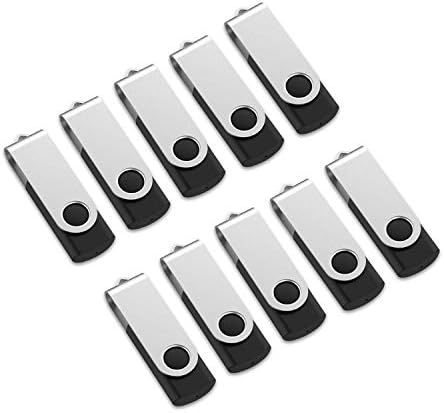 Colorful 5-Pack Aiibe 128 GB USB Flash Drives – High-Speed USB 2.0 Memory Sticks for Effortless File Transfers and Dynamic Data Storage Solutions in Black, Red, Yellow, White, and Purple