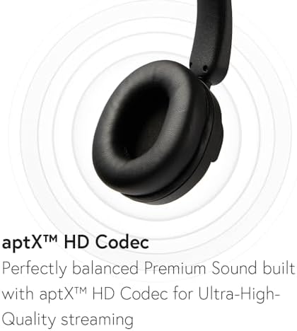 Phiaton Bono Beats Lite Wireless Over-Ear Headphones – Exceptional Active Noise Cancellation for Uninterrupted Listening, Extended Playtime, and Luxurious Comfort for Audiophiles and Professionals