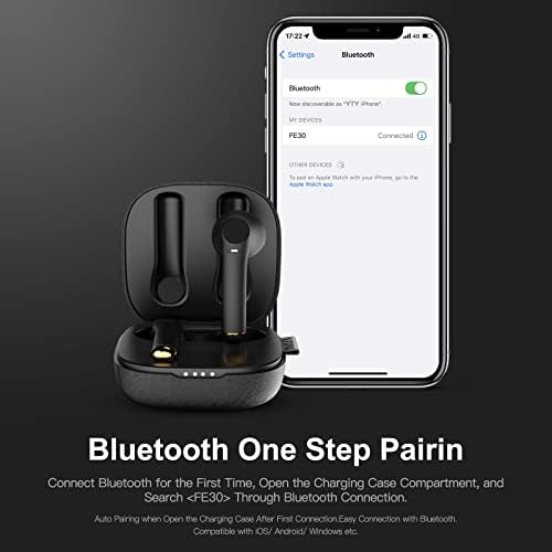 Unleash Your Potential with MOEEN Wireless Earbuds – Advanced Bluetooth 5.0 Headphones Offering 35 Hours Total Playtime, Quick USB-C Charging, IPX5 Waterproof Protection for Active Lifestyles, and Eye-Catching Purple Design for Style and Comfort