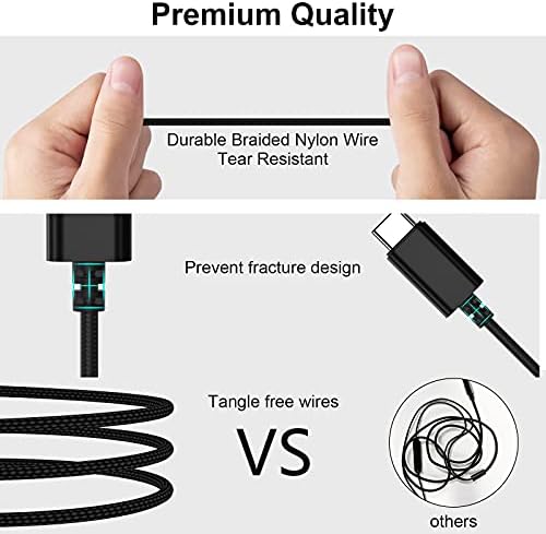 TITACUTE USB C Wired Earbuds – Noise Cancelling In-Ear Headphones for i Phone 15 Pro Max, Samsung Galaxy S23 FE, and More – Superior Sound Quality with Built-in Microphone, Lightweight Design for Comfortable All-Day Listening, Universal Compatibility for i Pads, Pixel Phones, and One Plus – Perfect for Commuting, Workouts, and Relaxation