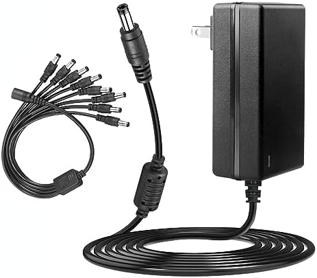 Universal 12 V 3 A Power Supply Adapter Set – Dual 36 W AC to DC Transformers for LED Strip Lights, CCTV, and Routers – Reliable Performance & Global Compatibility (2-Pack)