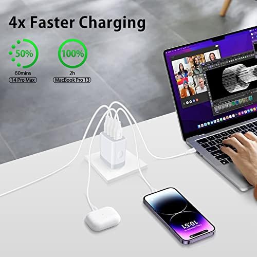 Dual USB Wall Charger 2-Pack – Rapid Charge Block for i Phone, Samsung Galaxy & Google Pixel – Universal Compatibility Power Adapter for Home, Office, and Travel – Fast Charging Technology with Compact Design – Reliable Multi Plug Outlet Solution for All Your Devices