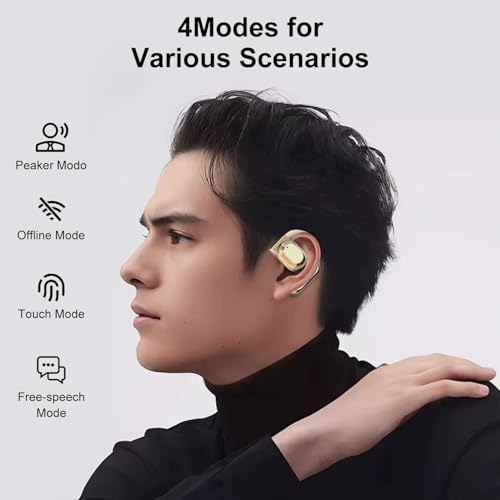 Revolutionary AI Translation Earbuds: Instantaneous 144-Language Communication for Travelers, Professionals, and Linguists – Ultra-Lightweight Bluetooth Headphones with Long Battery Life and Universal Device Compatibility – Experience Effortless Conversations Anytime, Anywhere