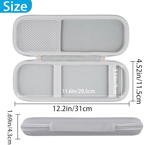 Khanka Premium Hard Travel Case for Anker 3-in-1 Wireless Charger – Shockproof, Portable Storage Solution with Custom Fit – Sleek White Design for Enhanced Protection and Style – Ideal for Travel and Everyday Use