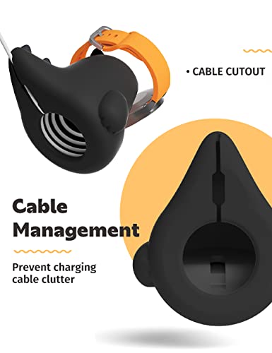 ELETIUO Mint Green Charging Stand for Samsung Galaxy Watch 5 & 5 Pro – Non-Slip Dock with Cable Management for Enhanced Stability & Style – Perfect Smartwatch Accessory for Organized Charging Stations