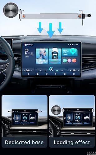 Tesla Car Mount (Single Magnetic Head) for Tesla Phone Holder Model Y & 3 Adjustable Aluminum Dashboard Stand, Tesla Phone Holder Compatible with iPhone 12-16 Series – Enhanced Compatibility and Speed