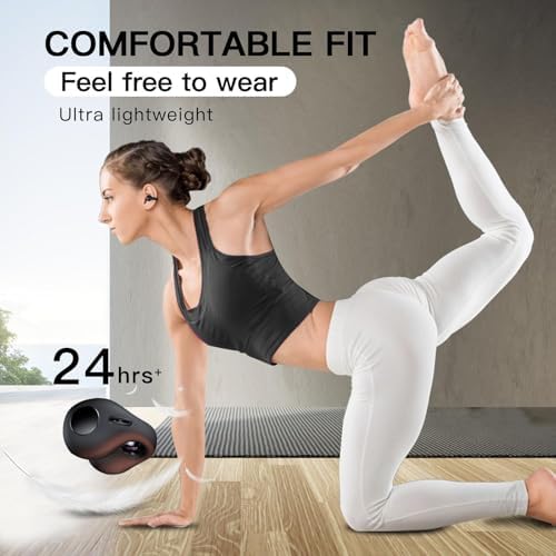 Open-Ear Bone Conduction Bluetooth Ear Clips – Lightweight, Sweatproof Wireless Earbuds for Active Lifestyles, Seamless Device Pairing, and Enhanced Environmental Awareness