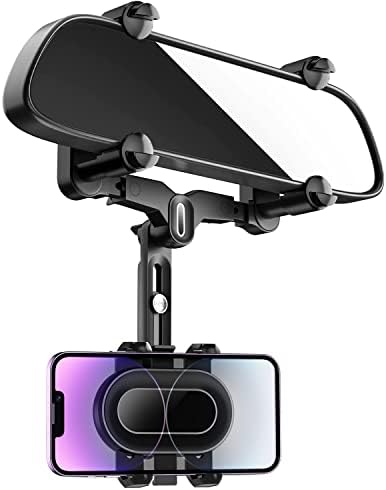 Revolutionize Your Driving Experience with Our Premium Mag Safe Car Mount – Secure Rear View Mirror Phone Holder for i Phone 16/15/14/13/12 Series & All Mag Safe Devices – Effortless Installation, Adjustable Viewing Angles, and Superior Magnetic Grip for Ultimate Safety and Convenience