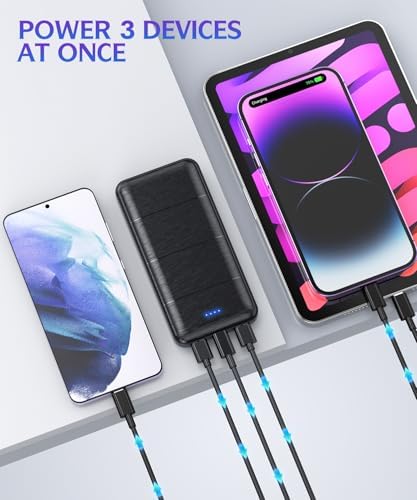 High-Capacity 15,000 m Ah Portable Charger Power Bank – Dual USB Fast Charging for Smartphones & USB Devices – Compact White Design with Safety Features for On-the-Go Power Solutions