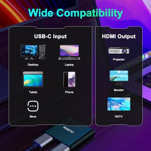 Transform Your Workspace with the USB C to Dual HDMI Adapter – 4 K 60 Hz Display Extender for Mac Book, Dell XPS & Samsung Galaxy S9 – Ultimate Solution for Multitasking Professionals & Gamers – MST Mode Ready for Seamless Windows Integration – Chic Green Design for Modern Aesthetics – Elevate Streaming, Presentations & Gaming with Stunning Visual Clarity – Compact & Durable for On-the-Go Connectivity