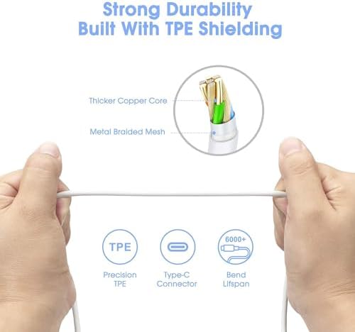 96 W USB-C Fast Charger for Mac Book Pro & Air (2016-2024) – Universal Compatibility for M1, M2, M3 Laptops, Smartphones & More – Compact Foldable Design for Travel – Intelligent Power Delivery with Safety Features & 18-Month Warranty