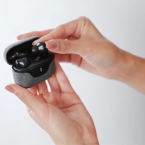 AT&T Essentials Pink True Wireless Earbuds – Premium High-Fidelity Audio & Ergonomic Comfort for i Phone, Samsung Galaxy, and Google Pixel – Perfect for Music Lovers & Professionals on the Move with Convenient Wireless Charging Case
