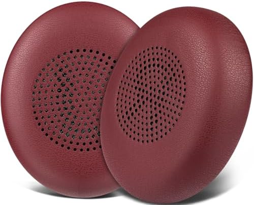 Premium SOULWIT Replacement Earpads for Jabra Evolve2 65 & 40 – Ultra-Comfort Protein Leather Cushions for Enhanced Sound Isolation and Longevity – Effortless Installation in Sleek Black Finish – Perfect On-Ear Headset Upgrade for Extended Listening and Productivity