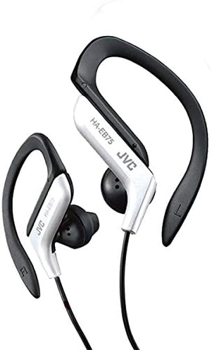 JVC HAEB75 P Sports Clip Headphones in Pink – Premium Wired Earbuds for Active Lifestyles with Enhanced Sound Quality and Secure Fit, Ideal for Running, Gym, and Outdoor Activities