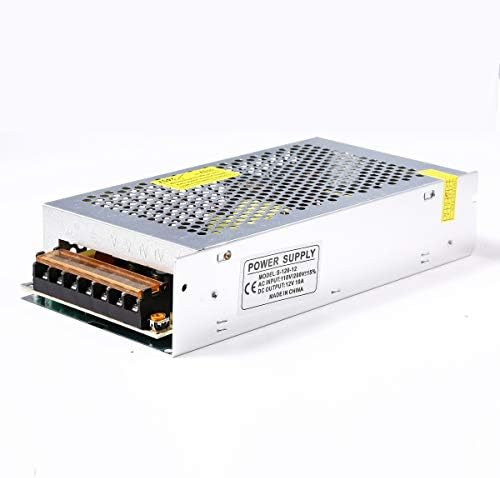Ultra-Reliable 600 W DC 12 V 50 A Power Supply Adapter – Versatile AC 110/220 V to DC Converter for Seamless LED Lighting, Advanced CCTV Systems, High-Performance 3 D Printers, and Diverse Electronics – Enhanced Efficiency and Safety Features for Optimal Performance