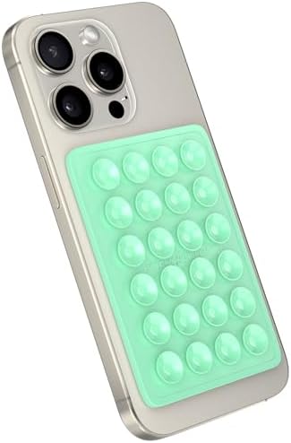 Premium Silicone Suction Phone Mount for i Phone & Android – Hands-Free Holder for Tik Tok, Selfies & Fidgeting – Versatile Shower Mirror & Smooth Surface Compatibility – Stylish Chocolate Finish for Enhanced Functionality and Aesthetic