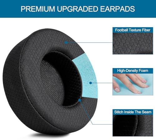 Ultimate Comfort Upgrade: Premium Replacement Ear Pads & Headband Cover for Corsair Virtuoso RGB Wireless SE XT Gaming Headset – Stylish Black Cushions for Enhanced Durability and Effortless Installation