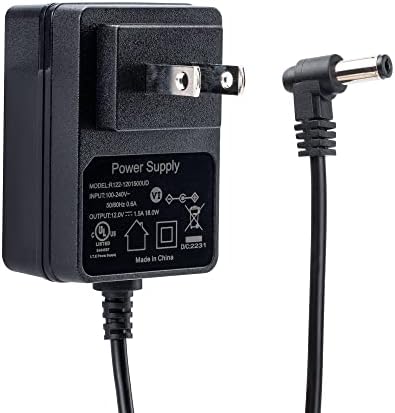 Versatile 12 V 2 A Power Supply with 6.5 ft Cable and 90-Degree Connector – Reliable Wall Charger for LED Lights, CCTV Cameras, and Monitors – Global Compatibility with 100-240 V Input for Enhanced Performance and Flexibility