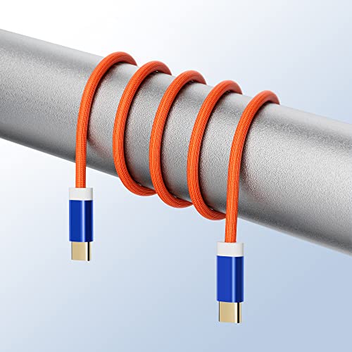 Enhanced 6 FT Nylon USB C Charger Cable (2 Pack) – Fast 60 W Power Delivery for i Phone 15 Series, Mac Book Air/Pro, Samsung Galaxy S23, and More – Durable Design for Efficient Charging and Data Transfer
