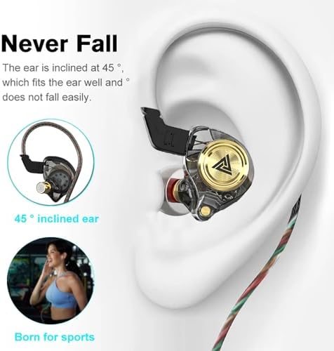 Premium Dual Pack Wired Gaming Earbuds – High-Fidelity In-Ear Monitors with 10 mm Dynamic Drivers for Rich Deep Bass, Advanced Noise-Canceling Technology, Ideal for Gaming & Remote Conferencing, Stylish Black & Purple Design, Versatile Compatibility Across Devices