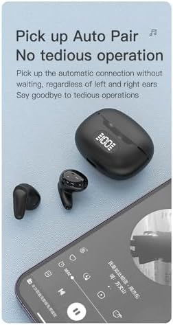 Ultra-Lightweight Bluetooth 5.3 Wireless Earbuds with Advanced Noise Isolation & Real-Time LED Battery Indicator – Perfect for Active Lifestyles, Ergonomic Sports Earphones Compatible with i OS/Android, Delivering Immersive Sound Quality for Music Enthusiasts on the Go