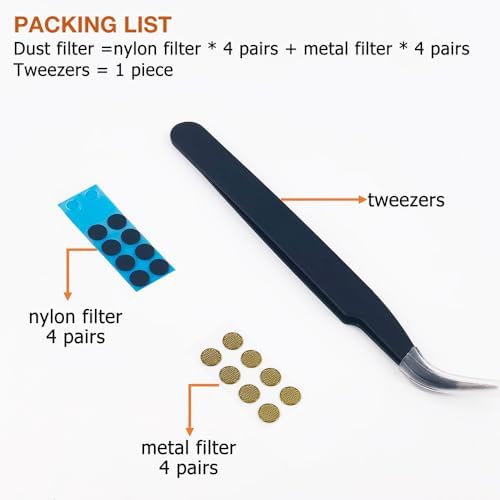 Upgrade Your Skullcandy Audio with Premium Dust Filter Mesh Replacement – 8 Pairs of Enhanced Ear Tips for Rail ANC, Dime Series, Push Active, Grind Fuel & Jib True 2 – Superior Protection & Effortless Installation for Unmatched Sound Clarity and Comfort