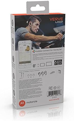 Motorola Verve Loop Ultra-Light Wireless Stereo Earbuds – Immersive HD Sound, Sweat-Resistant for Active Lifestyles, Quick Pairing, and Hands-Free Calling Compatibility