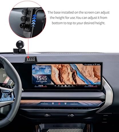 Wireless Charging car Phone Holder for BMW X3 2018-2021/BMW X4 2019-2021 Accessories 10.25/10.3-inch Screen Fixed Clip,360° Rotation car Phone Mount Compatible with MagSafe – Enhanced Compatibility and Speed