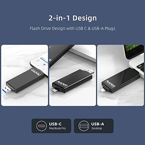Elevate Your Data Storage with the MAIWO M.2 Enclosure: High-Speed 10 Gbps USB A to USB C SSD Enclosure for NVMe & SATA SSDs – Supports 4 TB Expansion, Durable Aluminum Alloy Design, Compatible with M and B+M Key Sizes (2230/2242/2260/2280)