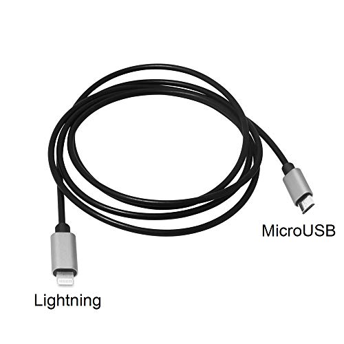 High-Speed i OS 15 to Micro USB OTG Pro Cable – 15 cm Durable Connector for i Phone 13 Pro Max, Mini, 11, 12 & Hi-Fi Devices – Enhanced Data Transfer for Camera & Audio Interfaces