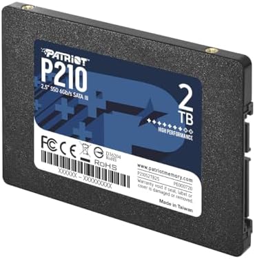 Transform Your Computing with Patriot Memory P210 128 GB SATA III SSD – Ultra-Fast 2.5 Inch Internal Drive for Gamers and Creative Professionals Seeking Unmatched Performance and Reliability