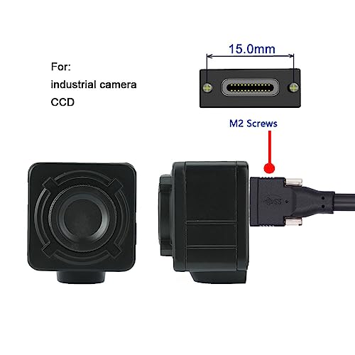 Experience Unmatched Data Transfer with xiwai 5-Meter USB 3.1 Type-C Dual Screws Locking Cable – Perfect for Camera Recorders & Enhanced Device Compatibility – High-Speed USB 3.0 Connectivity for Professionals and Enthusiasts