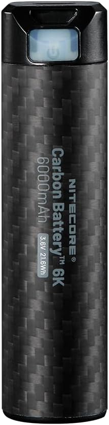 Nitecore Carbon 6000 m Ah USB-C Waterproof Power Bank – Ultra-Lightweight, Fast Charging, and Versatile Outdoor Companion for All Your Devices