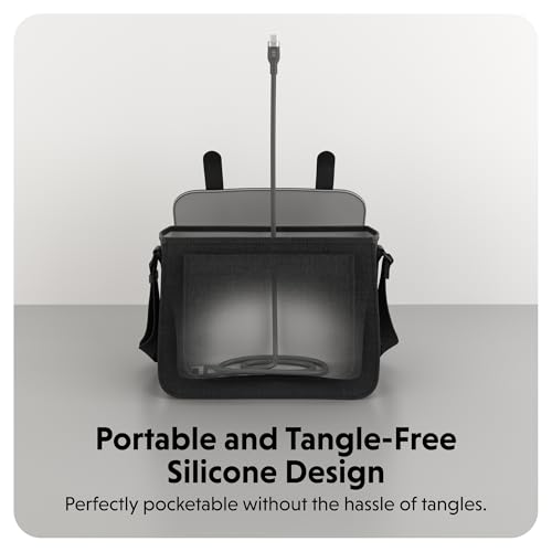 HyperJuice Silicone Charging USBC Cable (1.5m/5ft) w/EcoSmart Silicone Jacket, 60W USB C Charger 3.0 EPR Fast Charge — Tangle-Free USB C Cable 5ft, Withstands 10,000+ Bends (Black) – Enhanced Compatibility and Speed