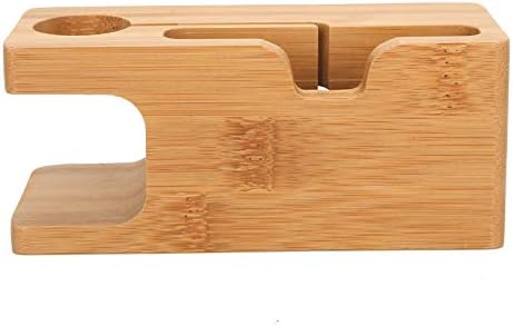 Eco-Friendly Bamboo Multi-Device Charging Station – Elegant Docking Organizer with Advanced Cable Management for Smartphones, Tablets, and Wearables – Optimize Charging Efficiency and Declutter Your Workspace with Style