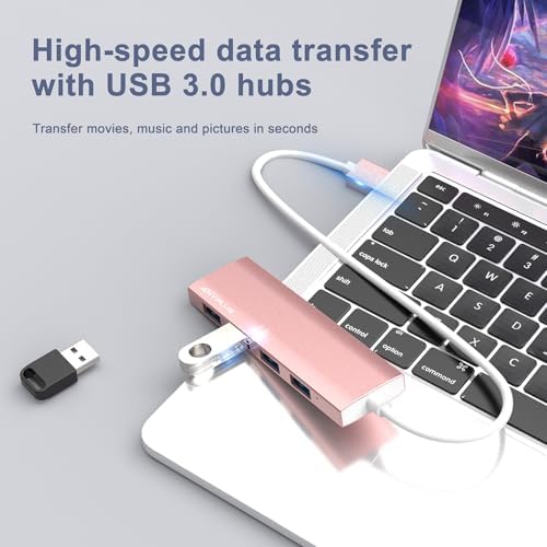 Unlock Seamless Device Connectivity with Our Compact 2 ft USB 3.0 Hub & Multiport Splitter – High-Speed Adapter for Laptops, PCs, i Macs & More – Effortlessly Connect Multiple Devices for Enhanced Productivity on the Go!