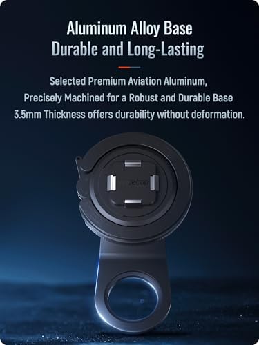 sincetop Quad Series Phone Holder for Bikes & Motorcycles – Premium Aluminum Handlebar Mount with Quick Lock Mechanism – Universal Fit for Mountain, Road, E-Bikes & Scooters – Securely Accommodates All Phone Sizes for Seamless Navigation and Hands-Free Experience