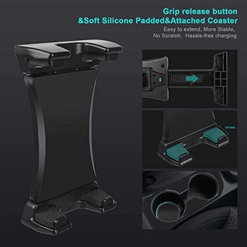 Transform Your Commute with the 360° Adjustable Car Cup Holder Tablet and Phone Cradle Mount – Universal Fit for i Pad Pro, Samsung Galaxy & Smartphones – Ultimate Hands-Free Navigation and Entertainment Accessory for Enhanced Driving Safety and Comfort