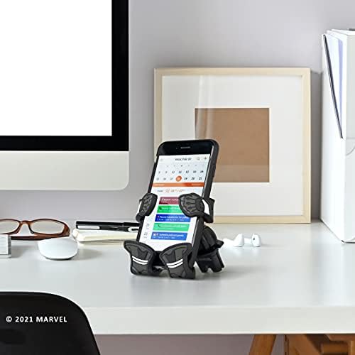 Marvel Spiderman Hug Buddy Adjustable Air Vent Smartphone Holder – Universal Car Mount for i Phone, Samsung Galaxy, LG & More – Secure & Stylish Phone Accessory for Safe Driving & Easy Navigation